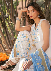 Hazel By Bin Ilyas Embroidered Lawn 3 Piece Unstitched Suit BI25HPE BHS-78B